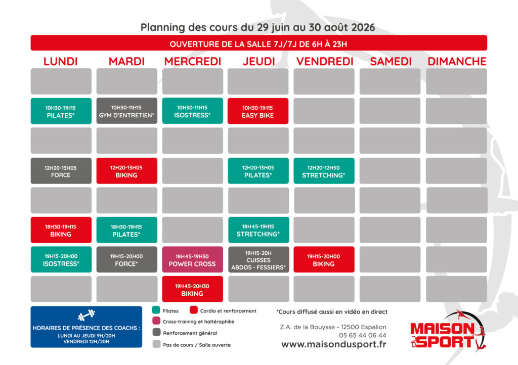 2026_planning_LA MAISON DU SPORT